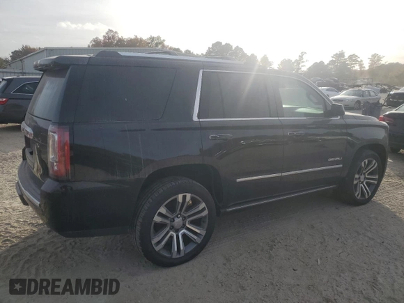 2018 GMC Yukon Denali with VIN 1GKS2CKJ6JR312982, listed as a Copart auction lot 79202324 with 134,348 mi miles and Salvage Title. Bid and sale history available at carsss.com. Image 3.