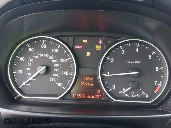 2009 BMW 1 Series 128i with VIN WBAUP93529VF48722, listed as a IAAI auction lot 42274781 with 108,528 mi miles and . Bid and sale history available at DreamBid. Image 7.