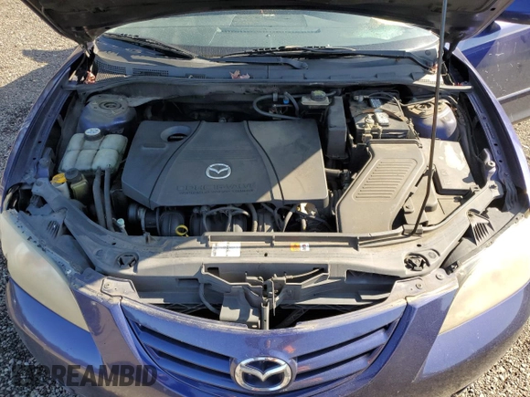 2005 Mazda 3 s with VIN JM1BK323X51302988, listed as a Copart auction lot 48337175 with 257,647 mi miles and Salvage Title. Bid and sale history available at carsss.com. Image 12.