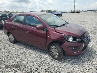 2023 Mitsubishi Mirage ES with VIN ML32FUFJ2PHF04274, listed as a Copart auction lot 58464685 with 23,627 mi miles and Salvage title. Bid and sale history available at DreamBid. Image 4.