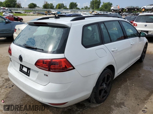 2016 Volkswagen Golf SportWagen TSI S with VIN 3VWC17AU1GM503254, listed as a Copart auction lot 63595164 with 85,507 mi miles and Salvage Title. Bid and sale history available at carsss.com. Image 3.