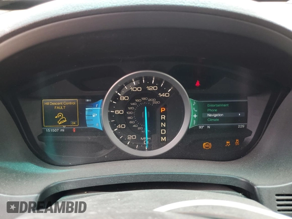 2012 Ford Explorer XLT with VIN 1FMHK8D83CGA95317, listed as a Copart auction lot 60862675 with 151,507 mi miles and Salvage title. Bid and sale history available at DreamBid. Image 9.