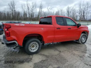 2021 Chevrolet Silverado 1500 Work Truck with VIN 1GCRYAEF0MZ357134, listed as a Copart auction lot 46982905 with Not Provided miles and Salvage Title. Bid and sale history available at DreamBid. Image 3.
