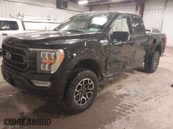 2021 Ford F-150 XL z VIN 1FTEX1EP3MFA35907, wystawiony jako IAAI lot #42336527 z przebiegiem 54 872 mil mil oraz . Historia ofert i sprzedaży dostępna na DreamBid. Obrazek 2.