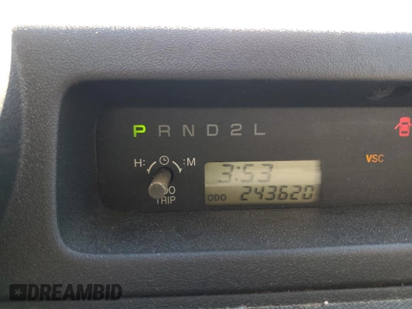 2005 Scion xB with VIN JTLKT324454019981, listed as a Copart auction lot 50417625 with 243,620 mi miles and Salvage Title. Bid and sale history available at DreamBid. Image 9.