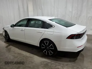 2024 Honda Accord Touring z VIN 1HGCY2F84RA035244, wystawiony jako Copart lot #55990055 z przebiegiem 8 414 mil mil oraz Szkoda całkowita • Salvage title. Historia ofert i sprzedaży dostępna na DreamBid. Obrazek 2.