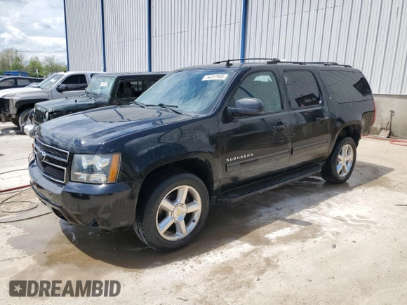 2014 Chevrolet Suburban LT with VIN 1GNSKJE77ER193143, listed as a Copart auction lot 54311935 with 171,407 mi miles and Salvage Title. Bid and sale history available at DreamBid. Image 1.