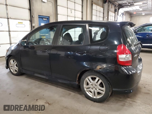 2008 Honda Fit Sport with VIN JHMGD386X8S058001, listed as a Copart auction lot 72388914 with 174,132 mi miles and Salvage Title. Bid and sale history available at carsss.com. Image 2.