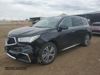 2018 Acura MDX Technology with VIN 5J8YD4H51JL001576, listed as a Copart auction lot 57646995 with 98,295 mi miles and Salvage title. Bid and sale history available at DreamBid. Image 1.
