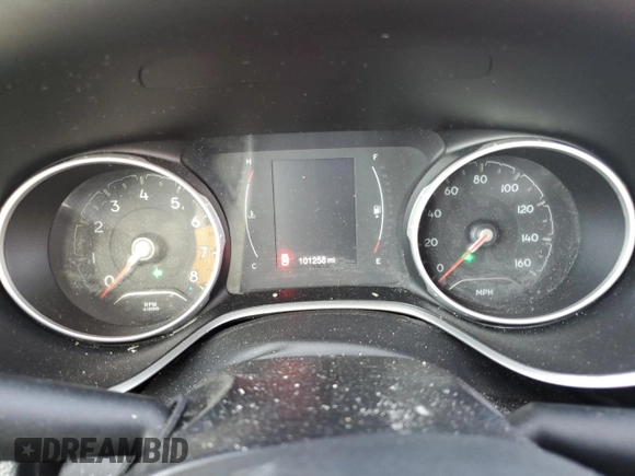 2021 Jeep Compass Latitude with VIN 3C4NJCBB3MT585748, listed as a Copart auction lot 56159395 with 101,258 mi miles and Salvage title. Bid and sale history available at DreamBid. Image 9.