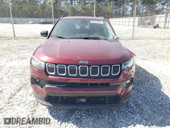 2022 Jeep Compass Latitude with VIN 3C4NJCBB2NT119391, listed as a Copart auction lot 46144465 with 82,636 mi miles and Salvage Title. Bid and sale history available at carsss.com. Image 5.