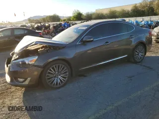 2014 Kia Cadenza Premium z VIN KNALN4D79E5130587, wystawiony jako Copart lot #54948125 z przebiegiem 152 431 mil mil oraz Szkody całkowita. Historia ofert i sprzedaży dostępna na DreamBid. Obrazek 1.