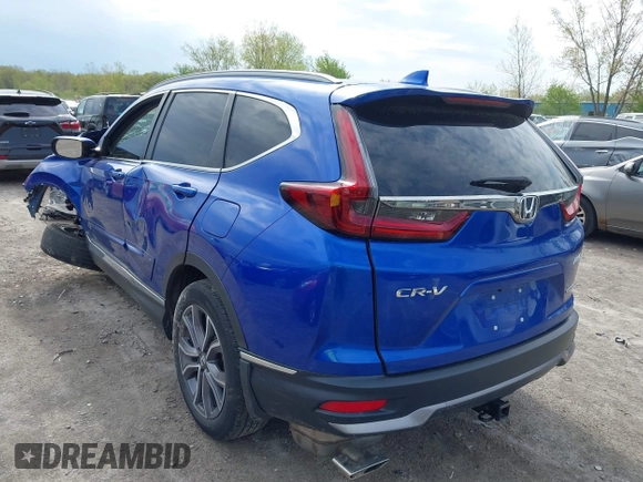 2022 Honda CR-V Touring z VIN 7FARW2H91NE004060, wystawiony jako IAAI lot #42167831 z przebiegiem Nie podano mil oraz . Historia ofert i sprzedaży dostępna na DreamBid. Obrazek 3.