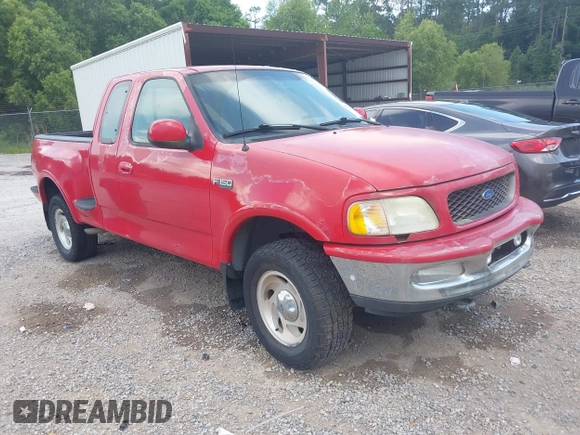 1997 Ford F-150 with VIN 1FTDX08W2VKC17809, listed as a IAAI auction lot 42541525 with 143,963 mi miles and . Bid and sale history available at DreamBid. Image 1.