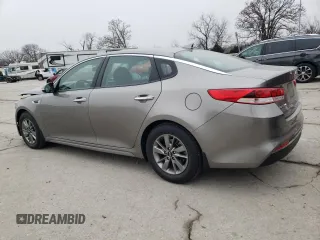 2016 Kia Optima LX Turbo with VIN 5XXGT4L10GG011106, listed as a Copart auction lot 43805715 with 81,747 mi miles and Salvage Title. Bid and sale history available at carsss.com. Image 2.