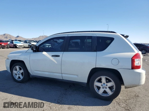 2007 Jeep Compass Sport with VIN 1J8FT47W67D145896, listed as a Copart auction lot 46867975 with 225,691 mi miles and Salvage Title. Bid and sale history available at carsss.com. Image 2.