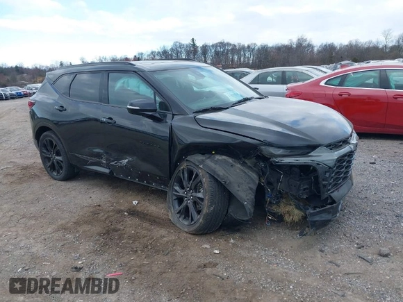 2021 Chevrolet Blazer RS with VIN 3GNKBKRS2MS527336, listed as a IAAI auction lot 41859336 with 126,029 mi miles and . Bid and sale history available at DreamBid. Image 1.