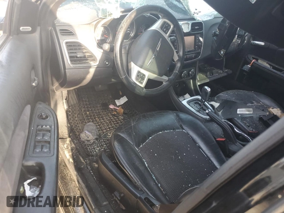 2012 Chrysler 200 S with VIN 1C3CCBHG2CN327304, listed as a Copart auction lot 48618835 with 0 mi miles and Salvage Title. Bid and sale history available at carsss.com. Image 8.