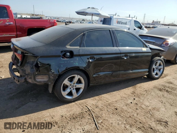2017 Audi A3 Sedan Premium with VIN WAUAUGFF0H1061896, listed as a Copart auction lot 59902773 with 61,536 mi miles. Bid and sale history available at carsss.com. Image 3.