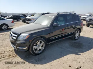 2015 Mercedes-Benz GLK with VIN WDCGG8JB3FG375593, listed as a Copart auction lot 48986395 with 70,395 mi miles and Salvage Title. Bid and sale history available at carsss.com. Image 1.