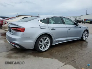 2020 Audi A5 Sportback Premium with VIN WAUANCF59LA008782, listed as a Copart auction lot 58103303 with 72,447 mi miles. Bid and sale history available at carsss.com. Image 3.