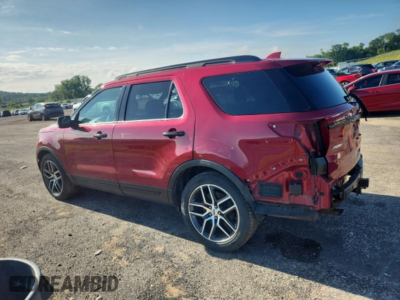 2017 Ford Explorer Sport z VIN 1FM5K8GT7HGA56370, wystawiony jako Copart lot #62397175 z przebiegiem 113 079 mil mil oraz Czysty tytuł • Clean title. Historia ofert i sprzedaży dostępna na DreamBid. Obrazek 2.