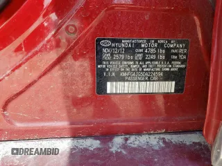 2013 Hyundai Azera z VIN KMHFG4JG5DA224594, wystawiony jako Copart lot #59870195 z przebiegiem 124 316 mil mil oraz Szkoda całkowita • Salvage title. Historia ofert i sprzedaży dostępna na DreamBid. Obrazek 12.