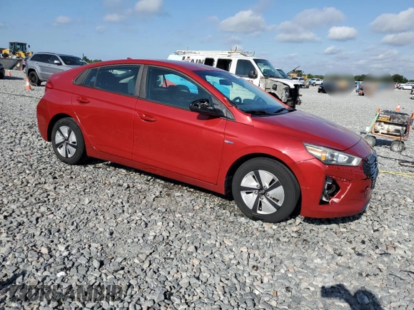 2019 Hyundai Ioniq Blue with VIN KMHC65LC5KU137067, listed as a Copart auction lot 57656395 with 82,494 mi miles and Non repairable. Bid and sale history available at DreamBid. Image 4.