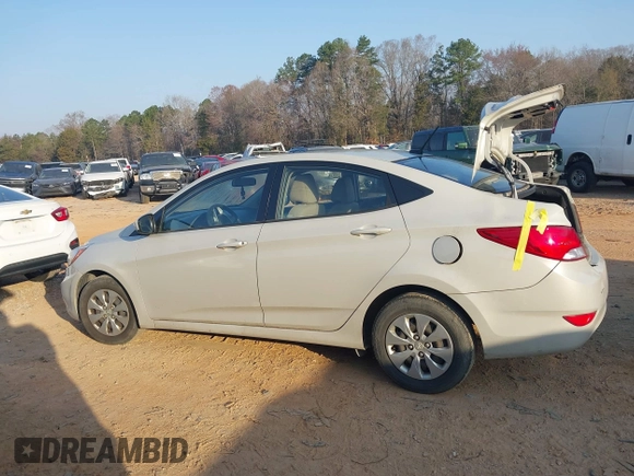 2016 Hyundai Accent SE with VIN KMHCT4AE9GU058628, listed as a IAAI auction lot 41794870 with 111,970 mi miles and . Bid and sale history available at DreamBid. Image 14.