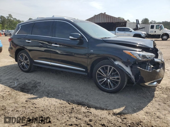 2020 Infiniti QX60 Luxe with VIN 5N1DL0MN7LC500234, listed as a Copart auction lot 53195315 with 116,020 mi miles and Salvage Title. Bid and sale history available at DreamBid. Image 4.
