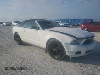2011 Ford Mustang V6 with VIN 1ZVBP8EM2B5108198, listed as a Copart auction lot 88306225 with 125,270 mi miles and Salvage Title. Bid and sale history available at carsss.com. Image 4.