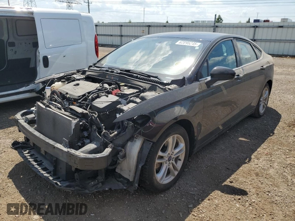 2018 Ford Fusion SE with VIN 3FA6P0HD0JR133698, listed as a Copart auction lot 62895245 with 82,077 mi miles and Salvage title. Bid and sale history available at DreamBid. Image 1.