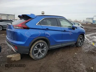 2022 Mitsubishi Eclipse Cross SE with VIN JA4ASWAA0NZ002398, listed as a Copart auction lot 46335975 with 76,116 mi miles and Salvage title. Bid and sale history available at DreamBid. Image 3.