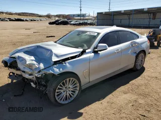 2015 BMW 4 Series 435i xDrive with VIN WBA4B3C53FGV48544, listed as a Copart auction lot 47663145 with 89,916 mi miles and Salvage Title. Bid and sale history available at DreamBid. Image 1.