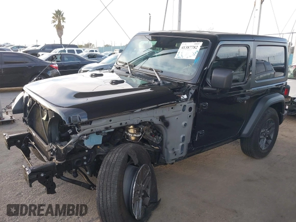 2024 Jeep Wrangler Sport with VIN 1C4PJXAN1RW125436, listed as a IAAI auction lot 41387782 with 17,962 mi miles and . Bid and sale history available at DreamBid. Image 20.