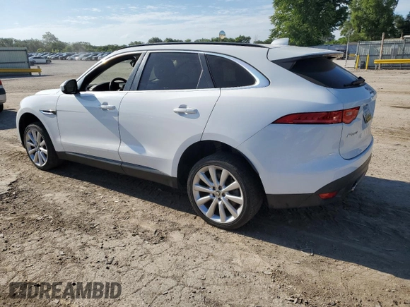 2017 Jaguar F-Pace 35t Prestige with VIN SADCK2BVXHA065640, listed as a Copart auction lot 63186245 with 107,914 mi miles and Clean title. Bid and sale history available at DreamBid. Image 2.