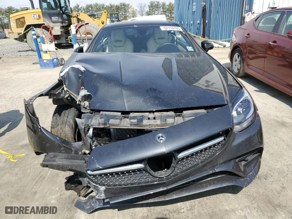 2020 Mercedes-Benz SLC with VIN WDDPK3JA1LF167573, listed as a Copart auction lot 52116765 with 0 mi miles and Salvage Title. Bid and sale history available at carsss.com. Image 5.