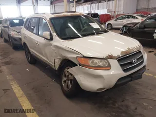 2008 Hyundai Santa Fe SE with VIN 5NMSH13E58H221913, listed as a IAAI auction lot 41795446 with 131,072 mi miles. Bid and sale history available at carsss.com. Image 1.