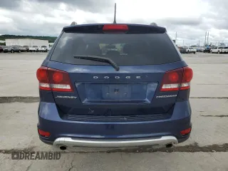 2017 Dodge Journey Crossroad Plus with VIN 3C4PDCGG4HT581492, listed as a Copart auction lot 56106085 with 129,476 mi miles and Salvage title. Bid and sale history available at DreamBid. Image 6.