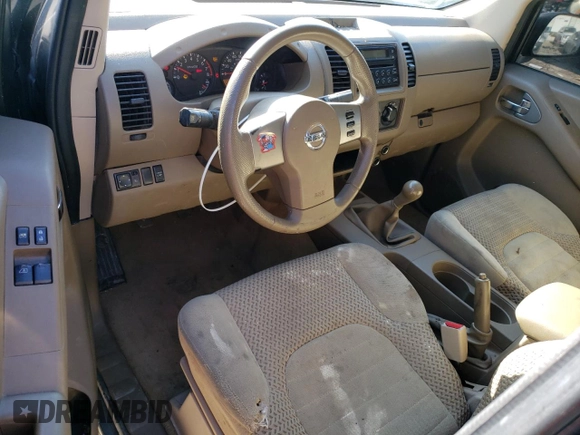 2007 Nissan Frontier SE with VIN 1N6AD06U57C420815, listed as a Copart auction lot 42594925 with 256,851 mi miles and Salvage title. Bid and sale history available at DreamBid. Image 8.