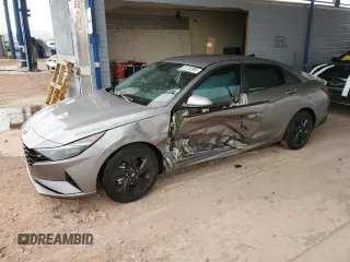 2023 Hyundai Elantra SEL z VIN KMHLM4AG4PU530751, wystawiony jako Copart lot #55702995 z przebiegiem 14 268 mil mil oraz Szkoda całkowita • Salvage title. Historia ofert i sprzedaży dostępna na DreamBid. Obrazek 1.