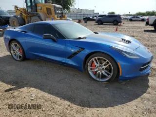 2014 Chevrolet Corvette Z51 2LT with VIN 1G1YK2D76E5131145, listed as a Copart auction lot 54591555 with 52,025 mi miles and Salvage title. Bid and sale history available at DreamBid. Image 4.