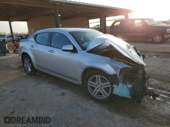 2012 Dodge Avenger SXT with VIN 1C3CDZCB6CN219608, listed as a Copart auction lot 45515695 with Not Provided miles and Non Repairable. Bid and sale history available at DreamBid. Image 4.