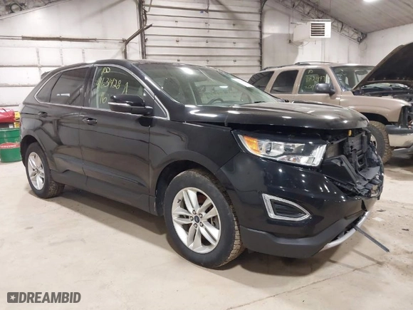 2016 Ford Edge SEL with VIN 2FMPK4J94GBB82190, listed as a IAAI auction lot 41631428 with 78,492 mi miles. Bid and sale history available at carsss.com. Image 1.