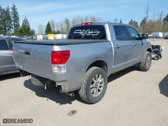 2011 Toyota Tundra 4WD Truck LTD with VIN 5TFHY5F19BX174474, listed as a IAAI auction lot 41970127 with 110,818 mi miles. Bid and sale history available at carsss.com. Image 4.
