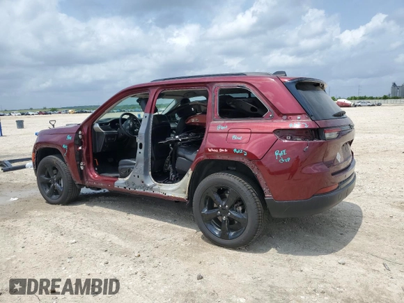 2023 Jeep Grand Cherokee Limited with VIN 1C4RJHBG9PC507131, listed as a Copart auction lot 53729465 with 58,416 mi miles and Salvage title. Bid and sale history available at DreamBid. Image 2.