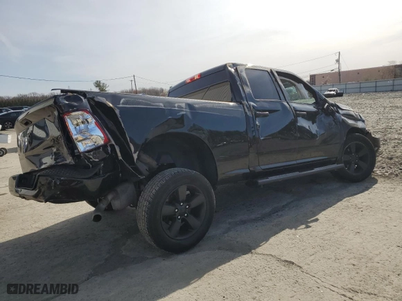 2018 Ram 1500 Express with VIN 1C6RR7FG6JS212988, listed as a Copart auction lot 51281975 with 63,684 mi miles and Salvage Title. Bid and sale history available at carsss.com. Image 3.