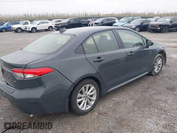 2023 Toyota Corolla LE with VIN JTDB4MEE8P3003083, listed as a IAAI auction lot 42007618 with 85,858 mi miles and . Bid and sale history available at DreamBid. Image 4.