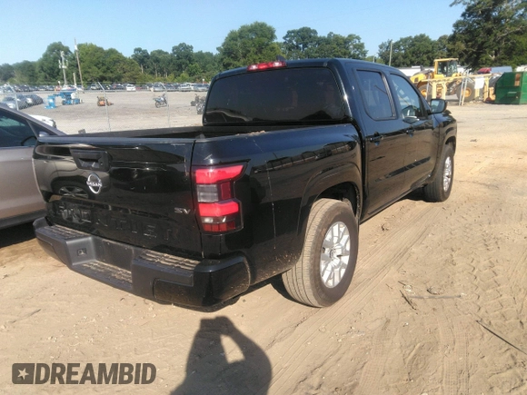 2022 Nissan Frontier SV with VIN 1N6ED1EJ0NN664548, listed as a IAAI auction lot 42579083 with 67,395 mi miles and . Bid and sale history available at DreamBid. Image 4.