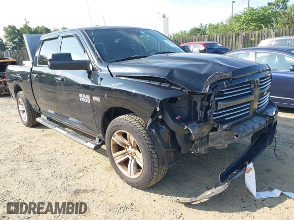 2014 Ram 1500 Sport with VIN 1C6RR7UT2ES136028, listed as a IAAI auction lot 42716600 with 119,148 mi miles and . Bid and sale history available at DreamBid. Image 1.